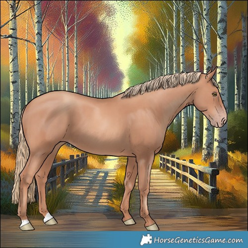 Horse Color:Gold Champagne
