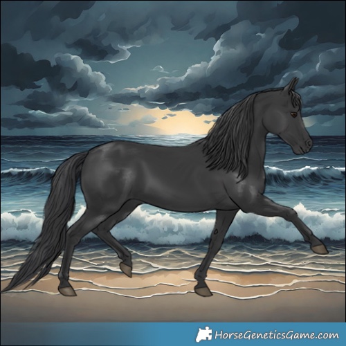 Horse Color:Black 