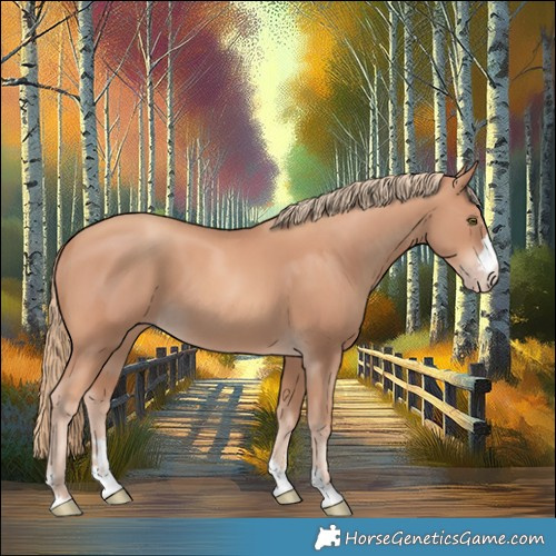 Horse Color:Gold Champagne 