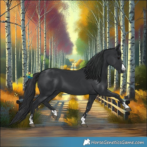 Horse Color:Black 