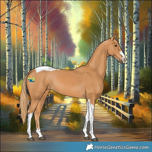 Horse Color:Chestnut Tobiano 