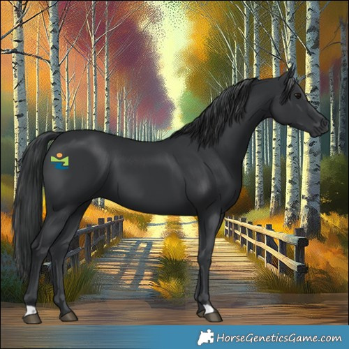Horse Color:Black 