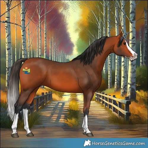 Horse Color:Bay Splash 