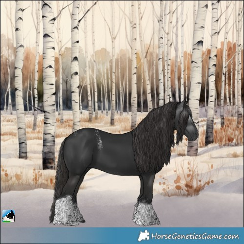 Horse Color:Powder White Gray Liver Chestnut Tobiano 