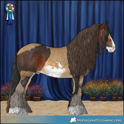 Horse Color:Brown Frame  and Amber Cream Champagne Frame 