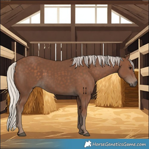 Horse Color:Silver Black 