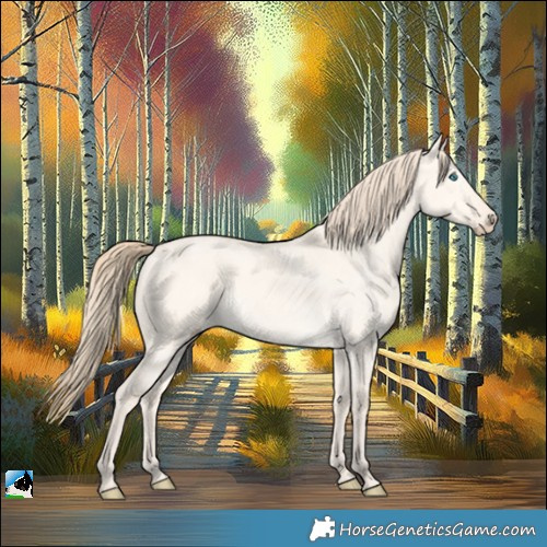 Horse Color:Perlino Dun 