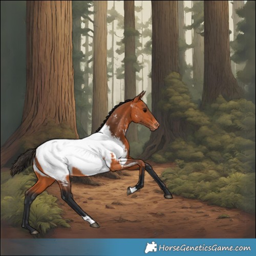 Horse Color:Bay Appaloosa 