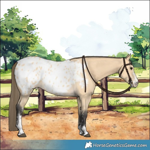 Horse Color:Buckskin Sabino Appaloosa 