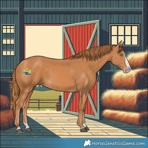 Horse Color:Chestnut Splash 