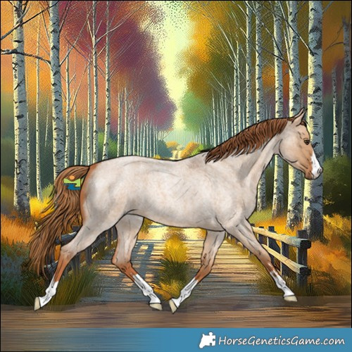 Horse Color:Red Dun Roan 