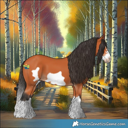 Horse Color:Bay Splash Frame 