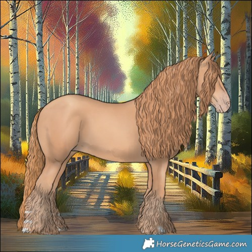 Horse Color:Gold Champagne 