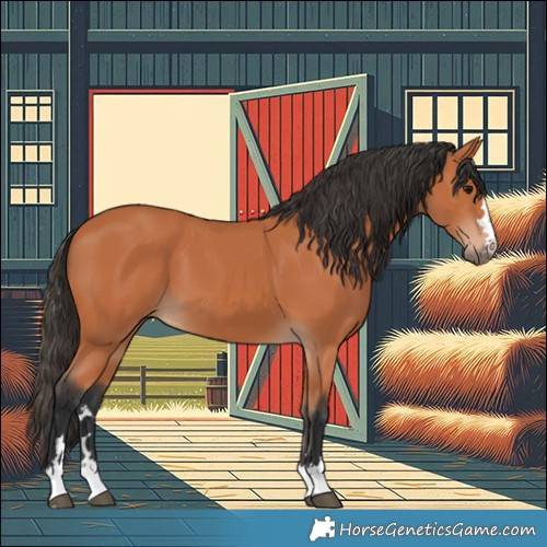 Horse Color:Bay 
