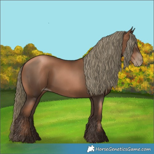 Horse Color:Gray Liver Chestnut Pearl Mushroom 