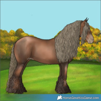 Horse Color:Gray Liver Chestnut Pearl Mushroom