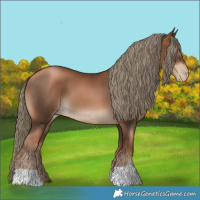 Horse Color:Gray Liver Chestnut Pearl Mushroom 