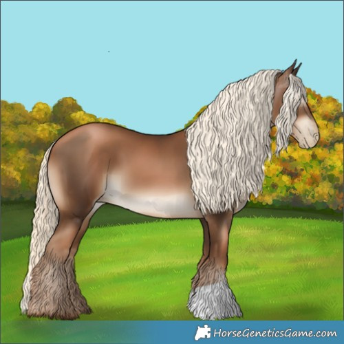 Horse Color:Gray Liver Chestnut Pearl Mushroom 