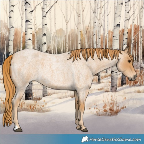 Horse Color:Red Roan 