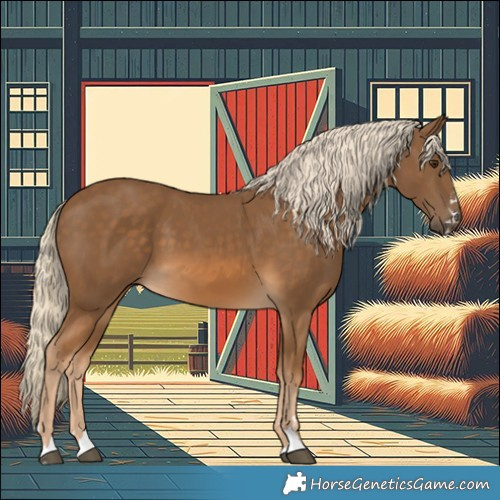 Horse Color:Chocolate Palomino 