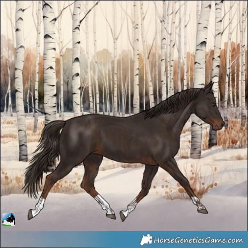 Horse Color:Liver Chestnut  and Liver Chestnut 