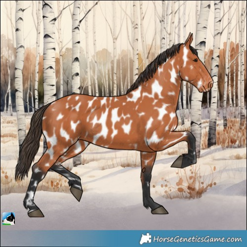 Horse Color:Bay Appaloosa