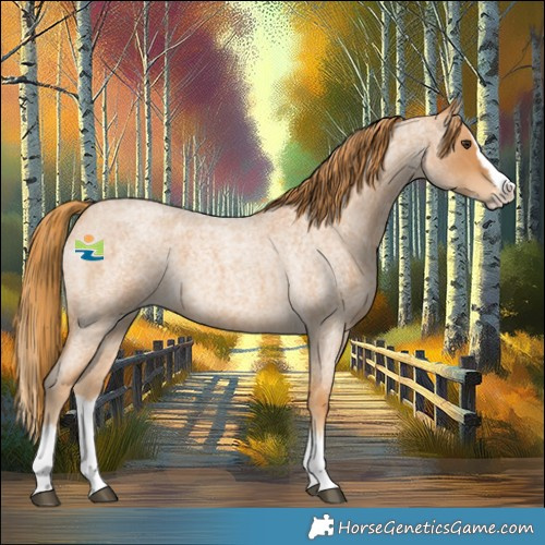 Horse Color:Red Roan Splash 