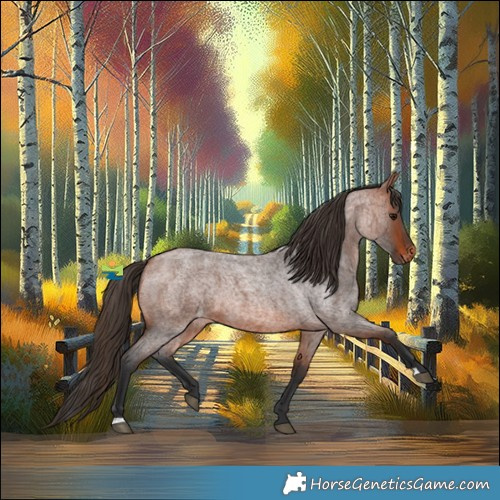 Horse Color:Bay Roan Appaloosa 