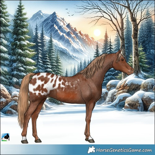 Horse Color:Chestnut Appaloosa