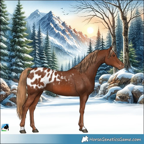 Horse Color:Chestnut Appaloosa 