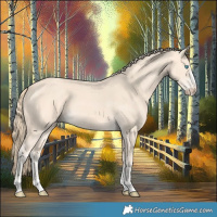 Horse Color:Perlino 