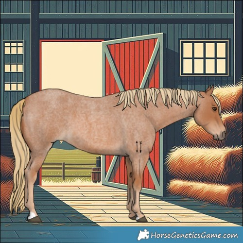 Horse Color:Red Roan 