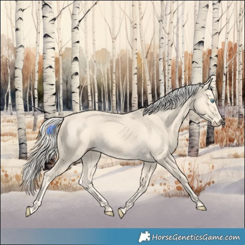 Horse Color:Cremello 