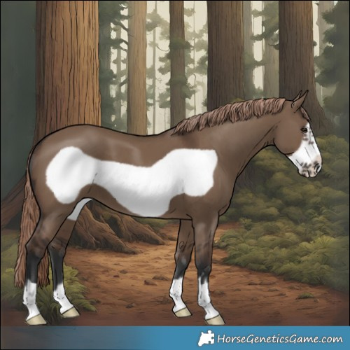 Horse Color:Liver Red Dun Frame 