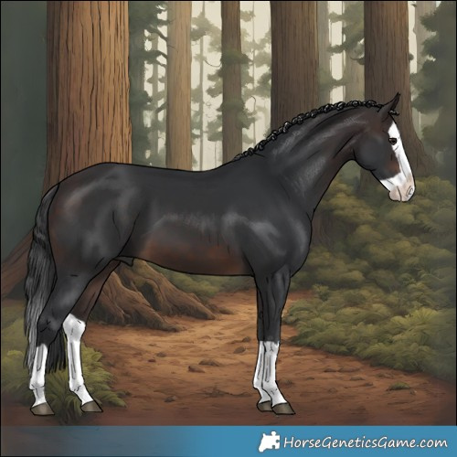 Horse Color:Brown Splash 