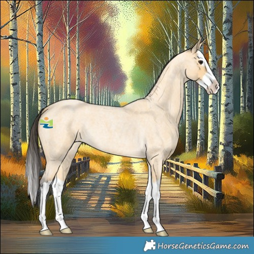 Horse Color:Buckskin Roan Splash 
