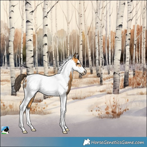 Horse Color:Buckskin Tobiano Frame Rabicano 