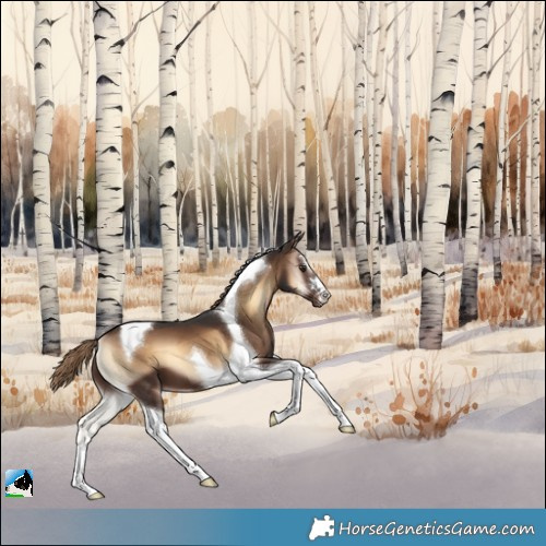 Horse Color:Liver Red Onyx Tobiano 