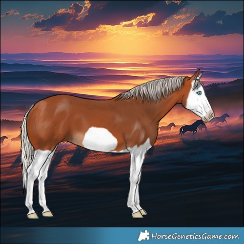 Horse Color:Silver Bay Splash Frame 
