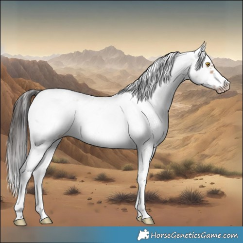 Horse Color:Sable Champagne Dun Sabino Frame