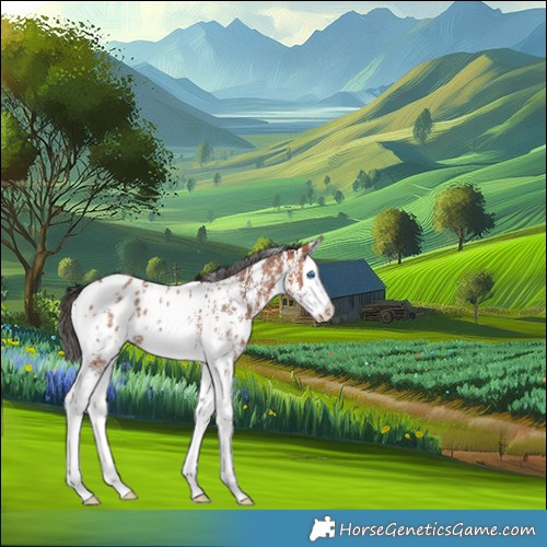 Horse Color:Bay Sabino Splash Appaloosa 