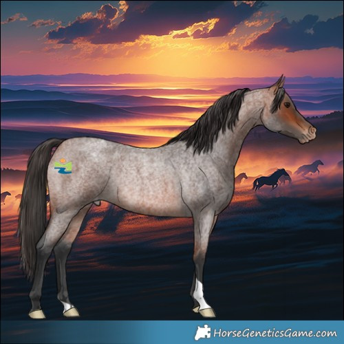 Horse Color:Bay Roan Appaloosa Rabicano 