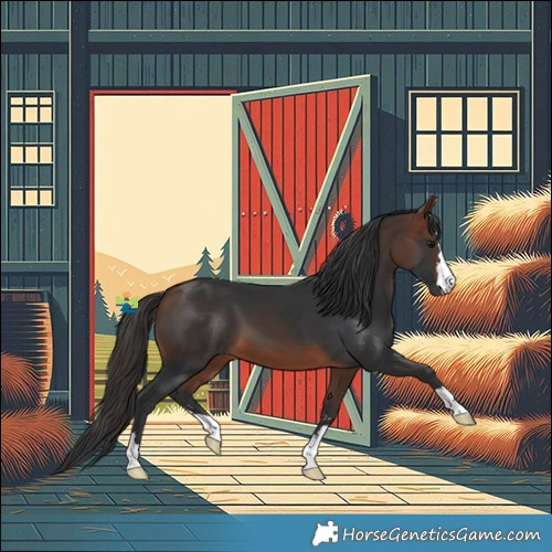Horse Color:Bay 