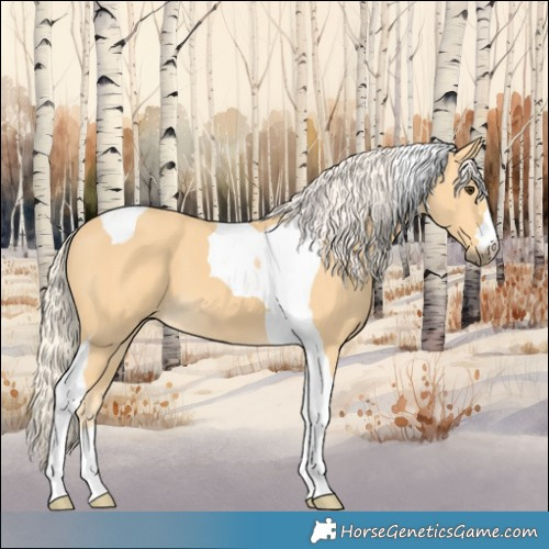 Horse Color:Palomino Tobiano 