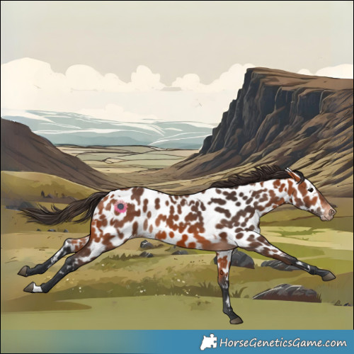 Horse Color:Bay Appaloosa and Bay Appaloosa Rabicano