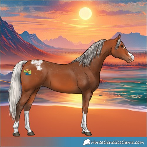 Horse Color:Silver Bay Varnish 