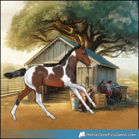 Horse Color:Bay Tobiano