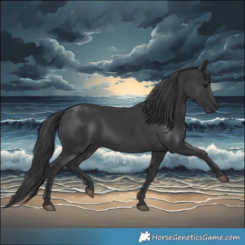 Horse Color:Black 
