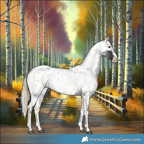 Horse Color:Smoky Blue Roan Appaloosa  and Gray Palomino Roan Appaloosa 