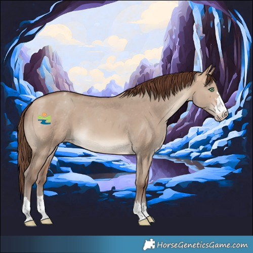 Horse Color:Amber Champagne Dun Appaloosa 